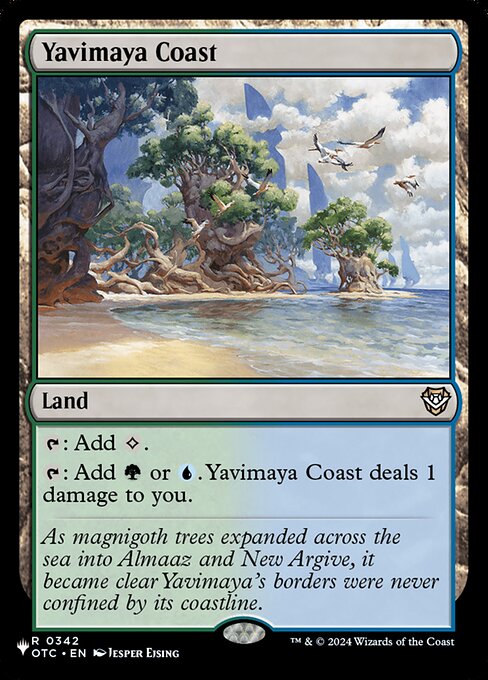 Yavimaya Coast highlighted card art