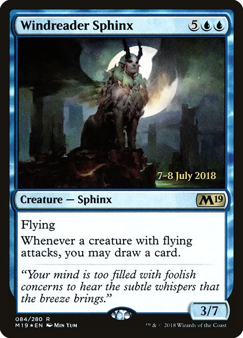 Windreader Sphinx from Core Set 2019 Promos