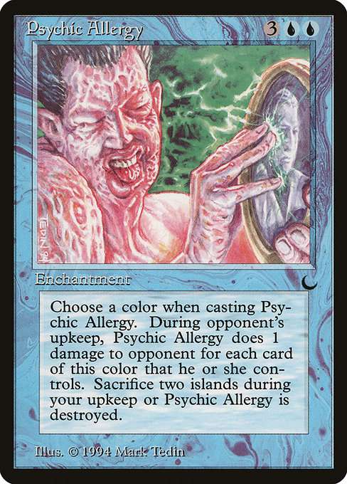 Psychic Allergy highlighted card art