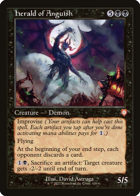 Herald of Anguish highlighted card art