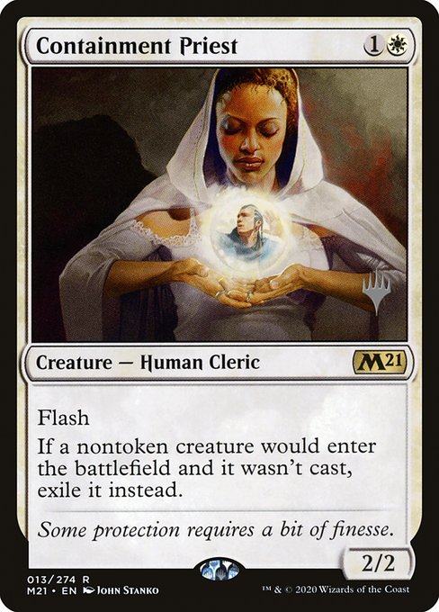 Containment Priest from Core Set 2021 Promos