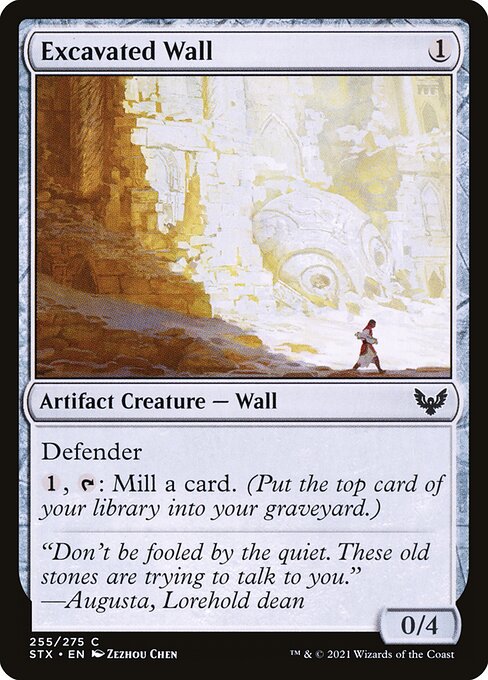 Excavated Wall highlighted card art