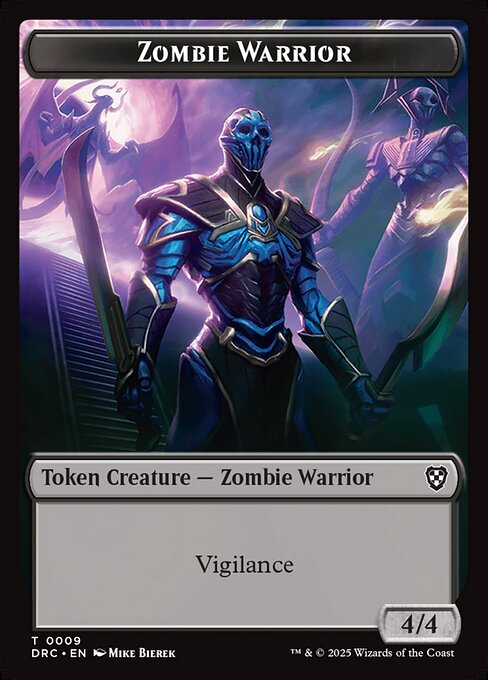 Zombie Warrior highlighted card art