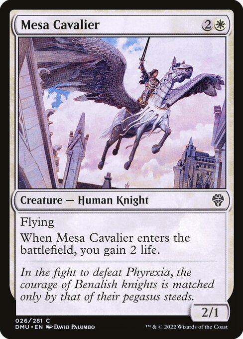 Mesa Cavalier highlighted card art