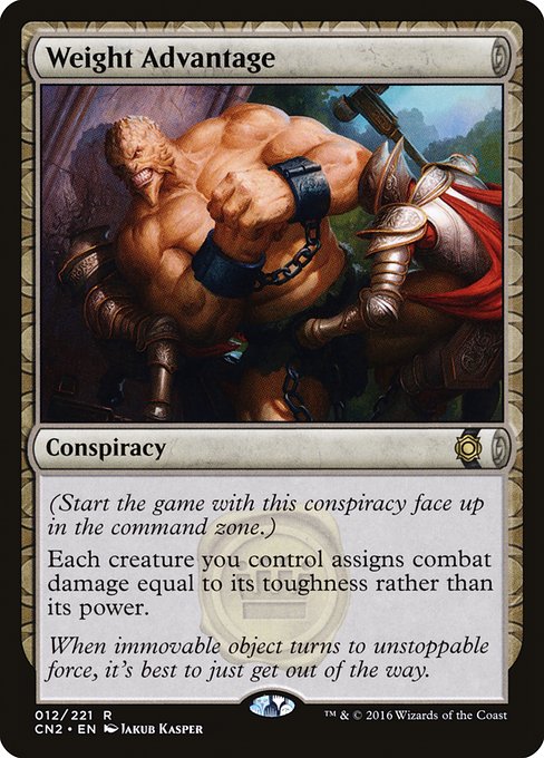 Weight Advantage highlighted card art