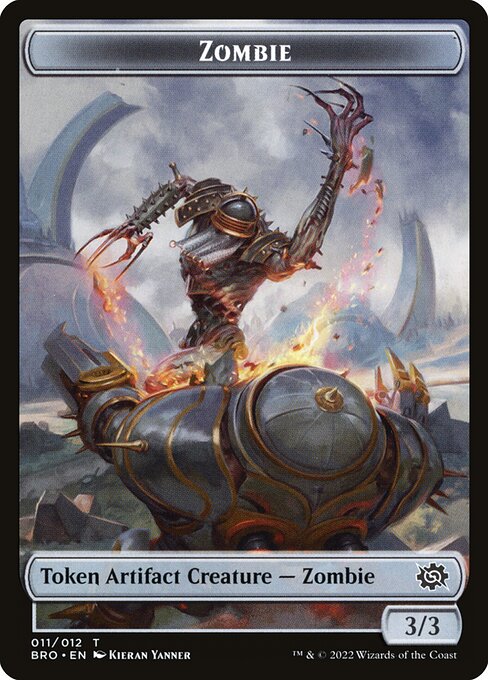 Zombie highlighted card art