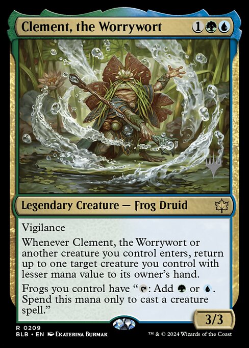 Clement, the Worrywort from Bloomburrow Promos