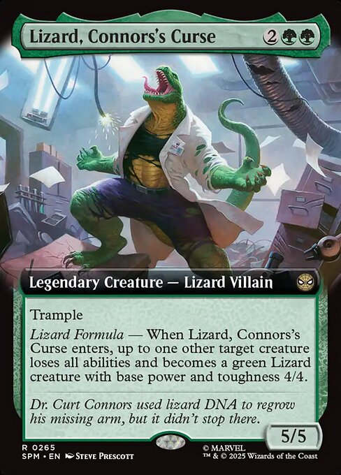 Lizard, Connors's Curse from Marvel's Spider-Man
