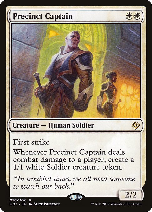 Precinct Captain highlighted card art