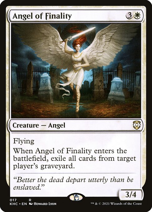Angel of Finality from Kaldheim Commander