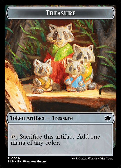 Treasure from Bloomburrow Tokens