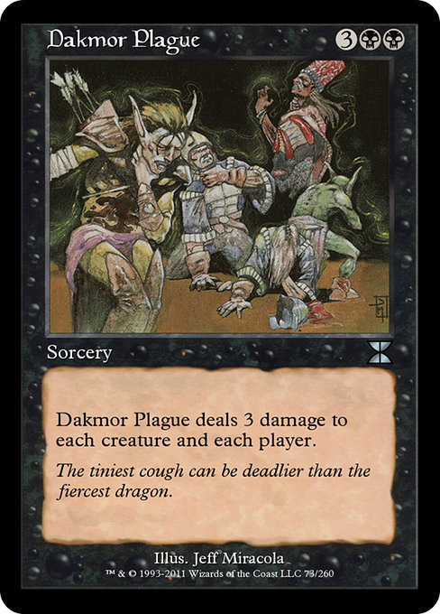 Dakmor Plague from Masters Edition IV