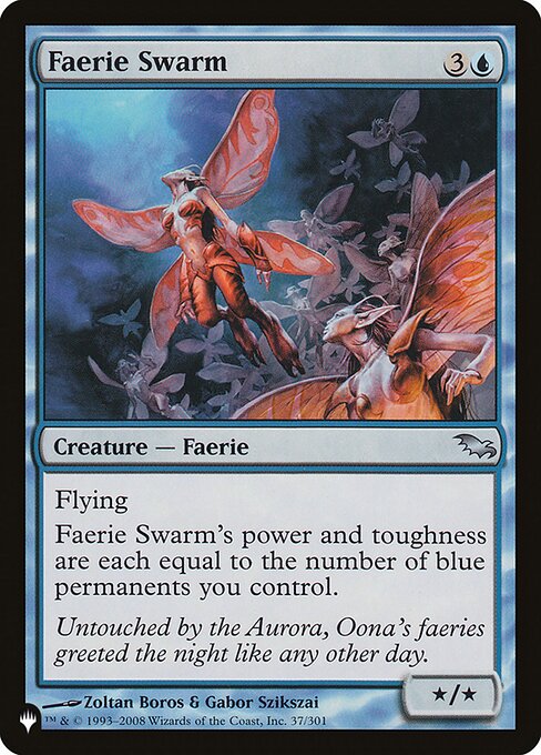 Faerie Swarm highlighted card art