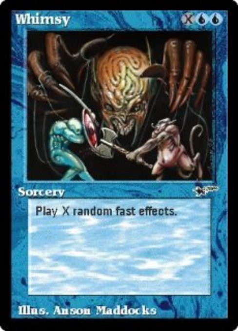Whimsy highlighted card art