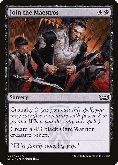 Join the Maestros highlighted card art