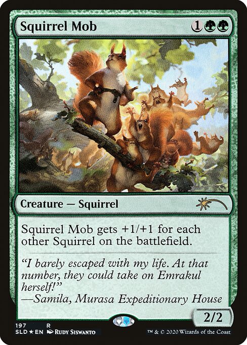 Squirrel Mob from Secret Lair Drop