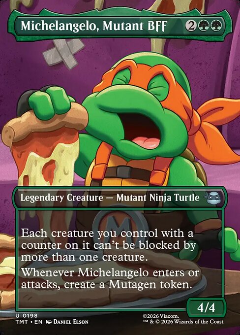 Michelangelo, Mutant BFF from Teenage Mutant Ninja Turtles