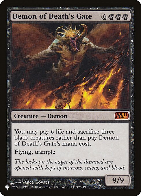 Demon of Death's Gate from The List