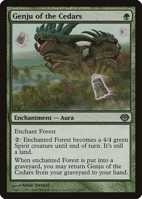 Genju of the Cedars from Duel Decks: Garruk vs. Liliana