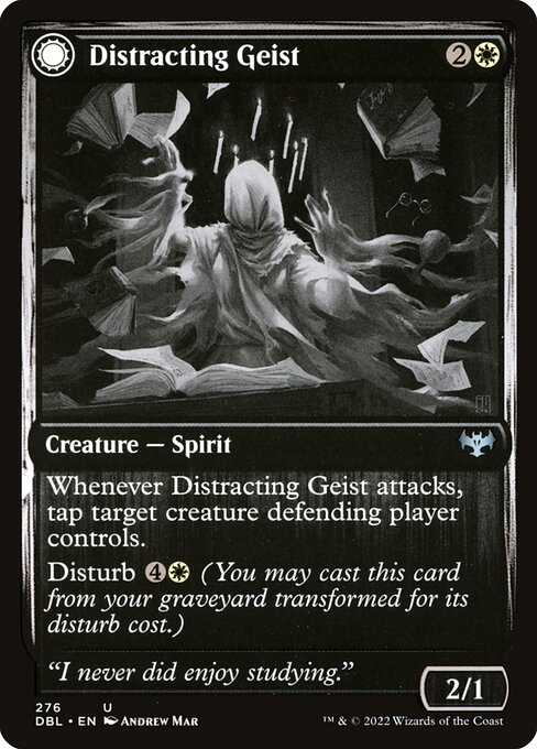 Distracting Geist // Clever Distraction from Innistrad: Double Feature