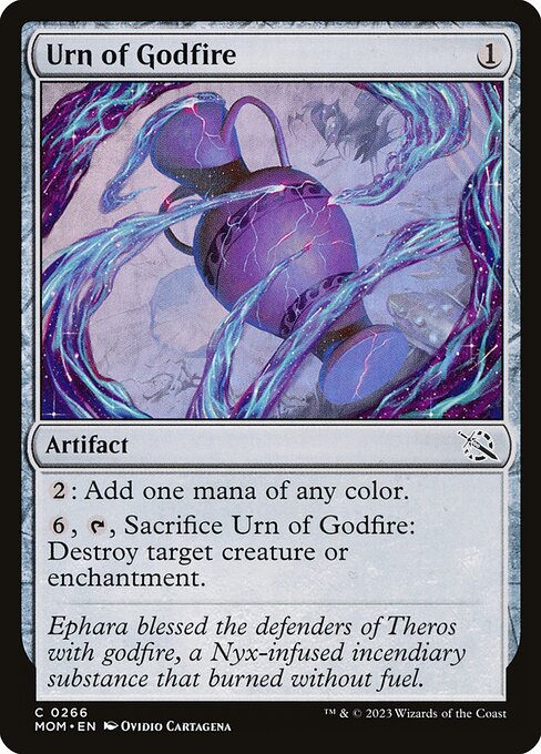 Urn of Godfire highlighted card art