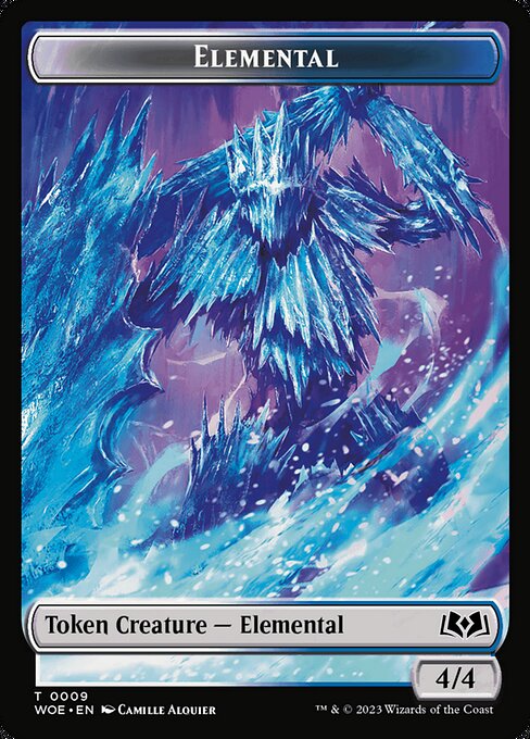 Elemental highlighted card art