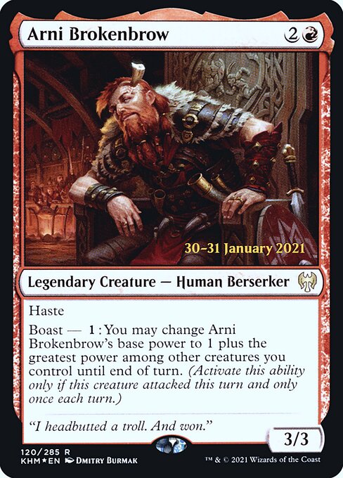 Arni Brokenbrow from Kaldheim Promos