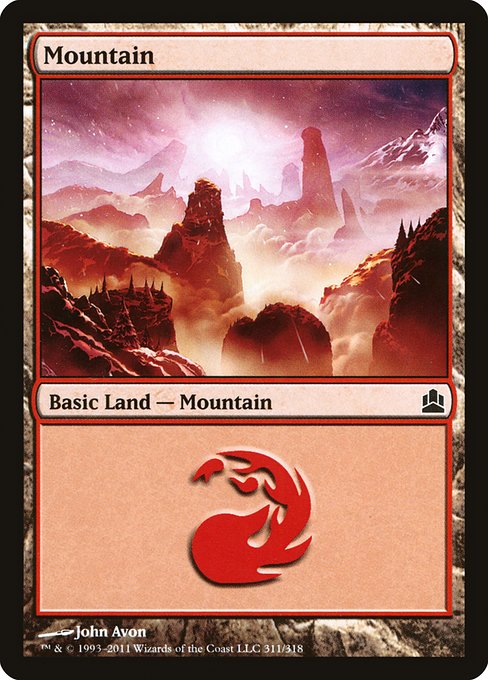 Mountain from Commander 2011