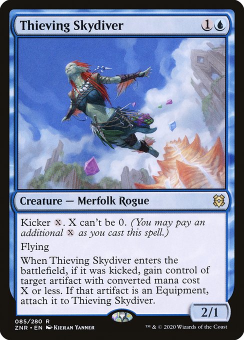 Thieving Skydiver from Zendikar Rising