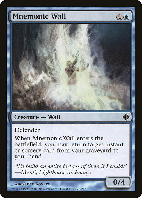 Mnemonic Wall from Rise of the Eldrazi