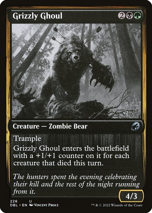 Grizzly Ghoul from Innistrad: Double Feature