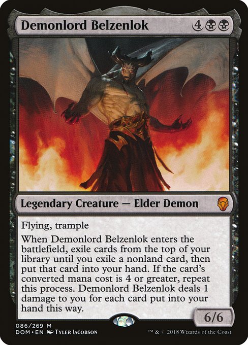 Demonlord Belzenlok from Dominaria