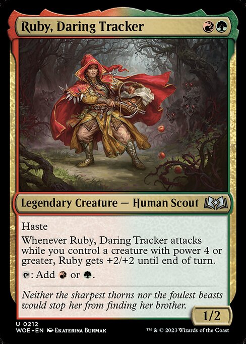 Ruby, Daring Tracker from Wilds of Eldraine