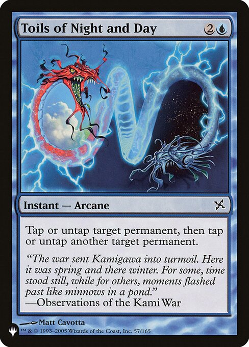 Toils of Night and Day highlighted card art