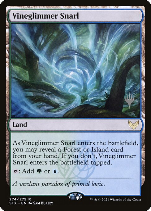 Vineglimmer Snarl from Strixhaven: School of Mages Promos