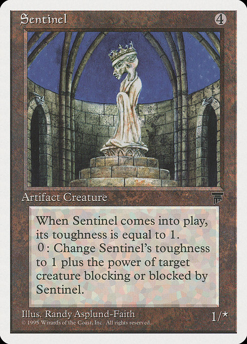 Sentinel highlighted card art