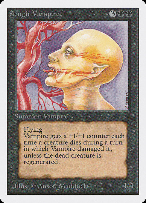 Sengir Vampire from Unlimited Edition