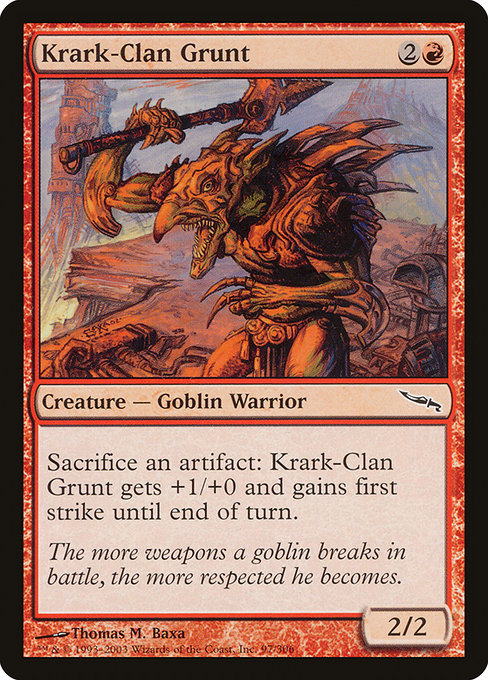 Krark-Clan Grunt highlighted card art