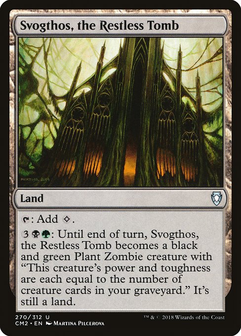 Svogthos, the Restless Tomb highlighted card art