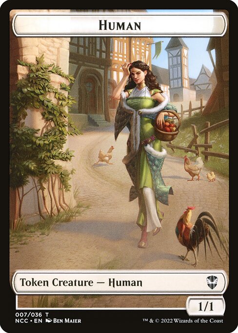 Human from New Capenna Commander Tokens