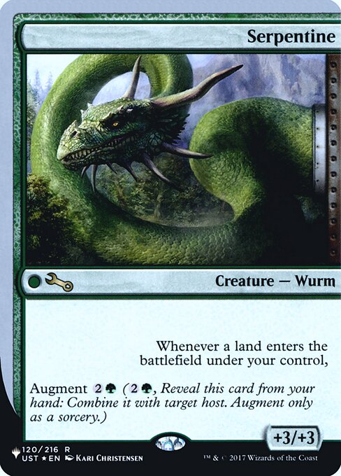 Serpentine highlighted card art