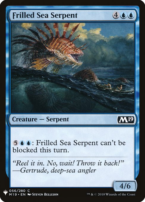 Frilled Sea Serpent from The List