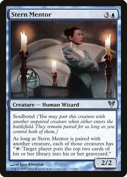Stern Mentor highlighted card art
