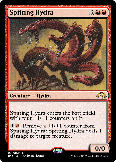 Spitting Hydra highlighted card art
