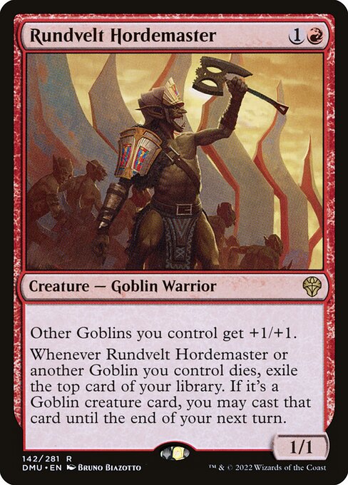 Rundvelt Hordemaster from Dominaria United
