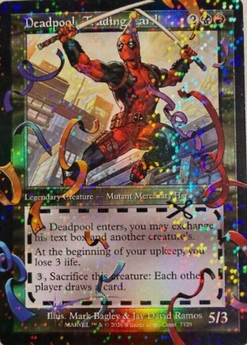 Deadpool, Trading Card from Secret Lair Drop