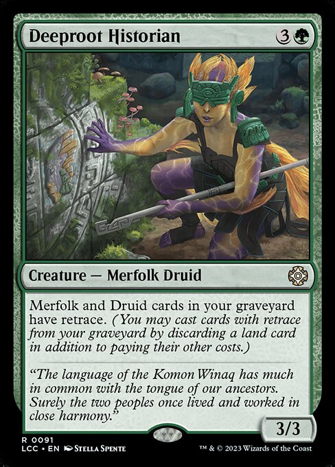 Deeproot Historian from The Lost Caverns of Ixalan Commander