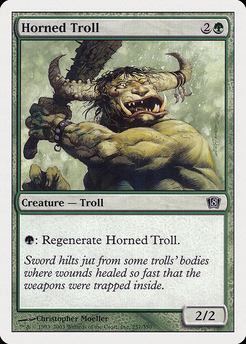 Horned Troll from Eighth Edition