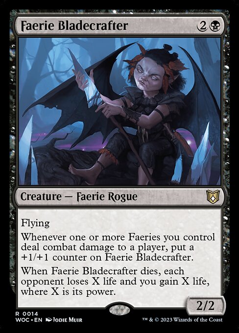 Faerie Bladecrafter from Wilds of Eldraine Commander