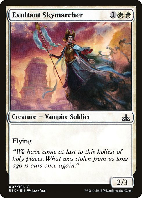 Exultant Skymarcher from Rivals of Ixalan
